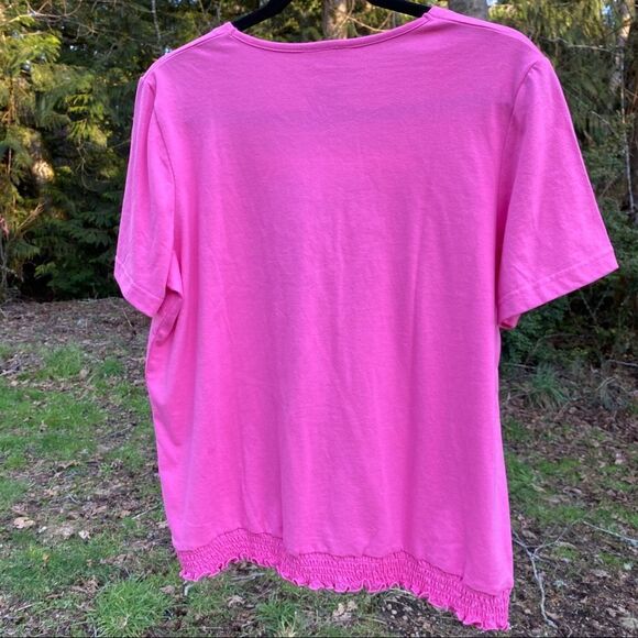 BLAIR Pink Short Sleeve NWOT Vintage Top M - Picture 2 of 11